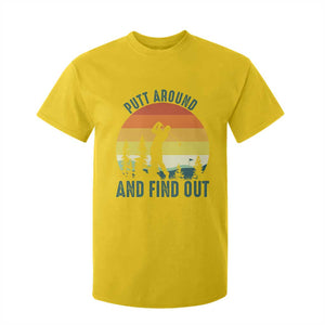 Putt Around And Find Out T Shirt For Kid Funny Golf Player Gift TS12 Daisy Print Your Wear