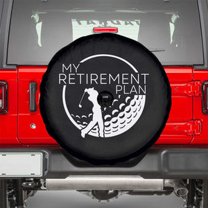 Funny Retirement Golf Spare Tire Cover Saying Golfing Gift TS12 Black Print Your Wear