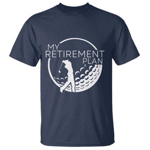 Funny Retirement Golf T Shirt Saying Golfing Gift TS12 Navy Print Your Wear