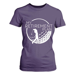 Funny Retirement Golf T Shirt For Women Saying Golfing Gift TS12 Purple Print Your Wear