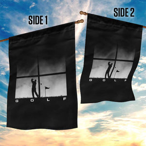 Gift For Sports Lover Garden Flag Retro Golf Silhouette Art TS12 Print Your Wear
