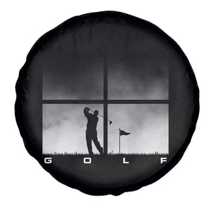 Gift For Sports Lover Spare Tire Cover Retro Golf Silhouette Art TS12 Print Your Wear