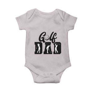 Golf Dad Baby Onesie Gift For Sport Lover TS12 Ice Gray Print Your Wear