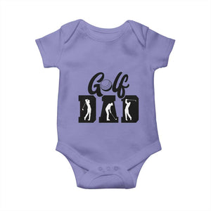Golf Dad Baby Onesie Gift For Sport Lover TS12 Violet Print Your Wear