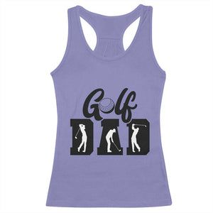 Golf Dad Racerback Tank Top Gift For Sport Lover TS12 Violet Print Your Wear