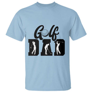 Golf Dad T Shirt Gift For Sport Lover TS12 Light Blue Print Your Wear