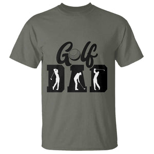 Golf Dad T Shirt Gift For Sport Lover TS12 Military Green Print Your Wear