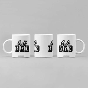 Golf Dad Coffee Mug Gift For Sport Lover TS12 Print Your Wear