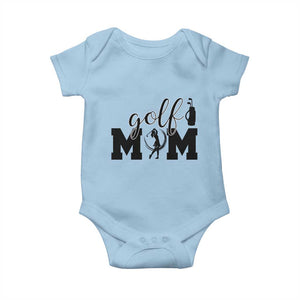 Proud Golf Mom Lifestyle Baby Onesie Sports Gift Idea TS12 Light Blue Print Your Wear