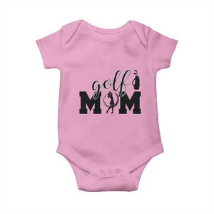Proud Golf Mom Lifestyle Baby Onesie Sports Gift Idea TS12 Light Pink Print Your Wear