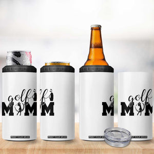 Proud Golf Mom Lifestyle 4 in 1 Can Cooler Tumbler Sports Gift Idea TS12 Print Your Wear