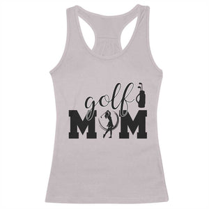 Proud Golf Mom Lifestyle Racerback Tank Top Sports Gift Idea TS12 Ice Gray Print Your Wear