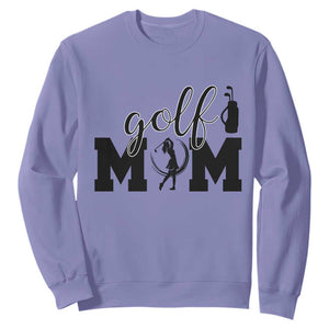 Proud Golf Mom Lifestyle Sweatshirt Sports Gift Idea TS12 Violet Print Your Wear