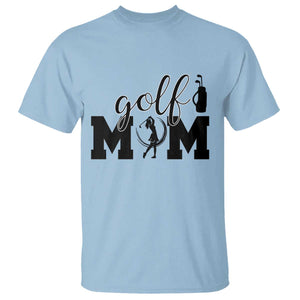 Proud Golf Mom Lifestyle T Shirt Sports Gift Idea TS12 Light Blue Print Your Wear