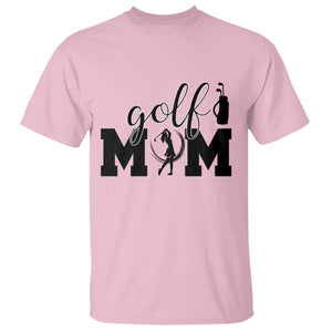Proud Golf Mom Lifestyle T Shirt Sports Gift Idea TS12 Light Pink Print Your Wear