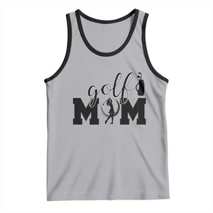 Proud Golf Mom Lifestyle Tank Top Sports Gift Idea TS12 Athletic Heather Black Print Your Wear
