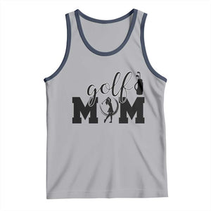 Proud Golf Mom Lifestyle Tank Top Sports Gift Idea TS12 Athletic Heather Navy Print Your Wear