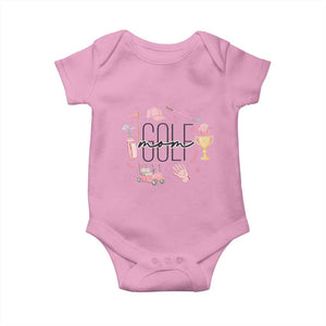 Golf Mom Life Proud Baby Onesie Sports Lover Gift TS12 Light Pink Print Your Wear