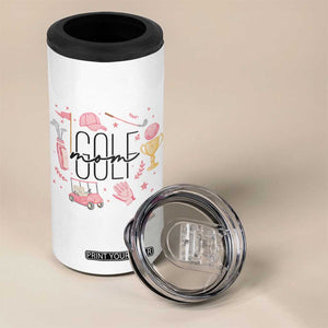 Golf Mom Life Proud 4 in 1 Can Cooler Tumbler Sports Lover Gift TS12 Print Your Wear