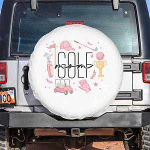 Golf Mom Life Proud Spare Tire Cover Sports Lover Gift TS12 No hole White Print Your Wear