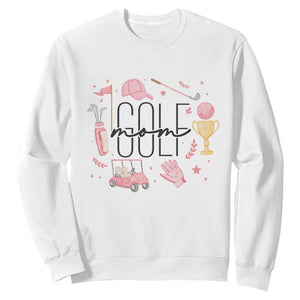 Golf Mom Life Proud Sweatshirt Sports Lover Gift TS12 White Print Your Wear