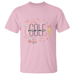 Golf Mom Life Proud T Shirt Sports Lover Gift TS12 Light Pink Print Your Wear