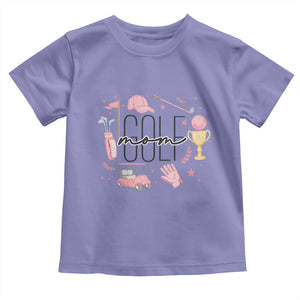 Golf Mom Life Proud Toddler T Shirt Sports Lover Gift TS12 Violet Print Your Wear