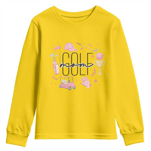 Golf Mom Life Proud Youth Sweatshirt Sports Lover Gift TS12 Daisy Print Your Wear