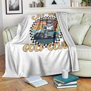 Cat Dad Golf Club Throw Blanket Funny Sports Lover Gift TS12 Print Your Wear