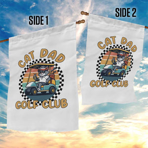 Cat Dad Golf Club Garden Flag Funny Sports Lover Gift TS12 Print Your Wear