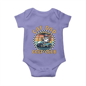 Cat Dad Golf Club Baby Onesie Funny Sports Lover Gift TS12 Violet Print Your Wear