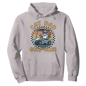 Cat Dad Golf Club Hoodie Funny Sports Lover Gift TS12 Ice Gray Print Your Wear