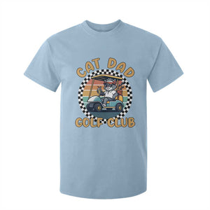 Cat Dad Golf Club T Shirt For Kid Funny Sports Lover Gift TS12 Light Blue Print Your Wear