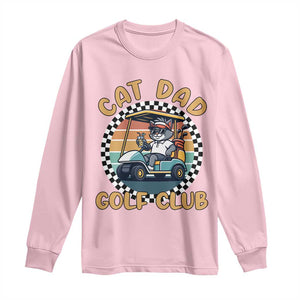 Cat Dad Golf Club Long Sleeve Shirt Funny Sports Lover Gift TS12 Light Pink Print Your Wear