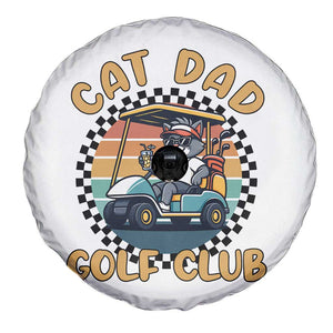 Cat Dad Golf Club Spare Tire Cover Funny Sports Lover Gift TS12 Print Your Wear