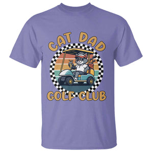 Cat Dad Golf Club T Shirt Funny Sports Lover Gift TS12 Violet Print Your Wear