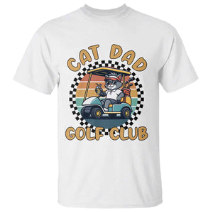 Cat Dad Golf Club T Shirt Funny Sports Lover Gift TS12 White Print Your Wear