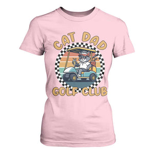 Cat Dad Golf Club T Shirt For Women Funny Sports Lover Gift TS12 Light Pink Print Your Wear