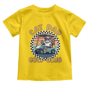 Cat Dad Golf Club Toddler T Shirt Funny Sports Lover Gift TS12 Daisy Print Your Wear