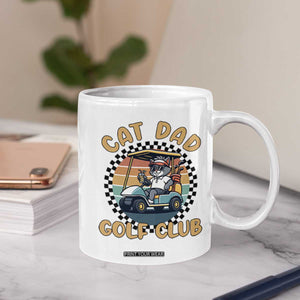 Cat Dad Golf Club Coffee Mug Funny Sports Lover Gift TS12 Print Your Wear