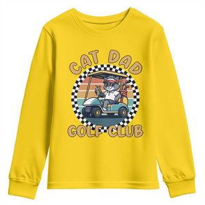 Cat Dad Golf Club Youth Sweatshirt Funny Sports Lover Gift TS12 Daisy Print Your Wear