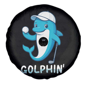 Golphin Dolphin Pun Spare Tire Cover Funny Golf Gift TS12 Print Your Wear