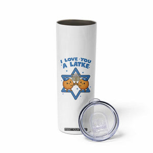 Funny Hanukkah Skinny Tumbler I Love You A Latke Gift TS12 Print Your Wear