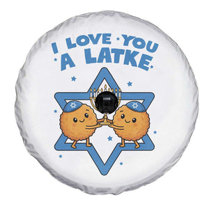 Funny Hanukkah Spare Tire Cover I Love You A Latke Gift TS12 Print Your Wear