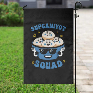 Hanukkah Sufganiyot Squad Garden Flag Funny Jelly Donut Jewish Gift TS12 Print Your Wear