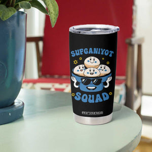 Hanukkah Sufganiyot Squad Tumbler Cup Funny Jelly Donut Jewish Gift TS12 Print Your Wear