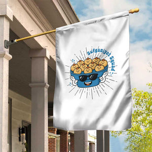 Funny Hanukkah Sufganiyah Jelly Donut Squad Gift Garden Flag TS12 Print Your Wear