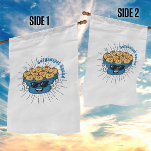 Funny Hanukkah Sufganiyah Jelly Donut Squad Gift Garden Flag TS12 Print Your Wear