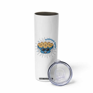Funny Hanukkah Sufganiyah Jelly Donut Squad Gift Skinny Tumbler TS12 Print Your Wear