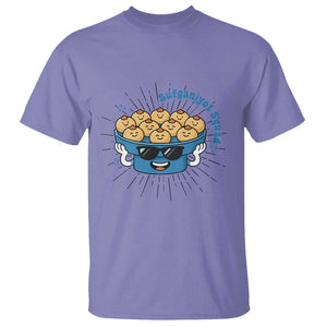 Funny Hanukkah Sufganiyah Jelly Donut Squad Gift T Shirt TS12 Violet Print Your Wear